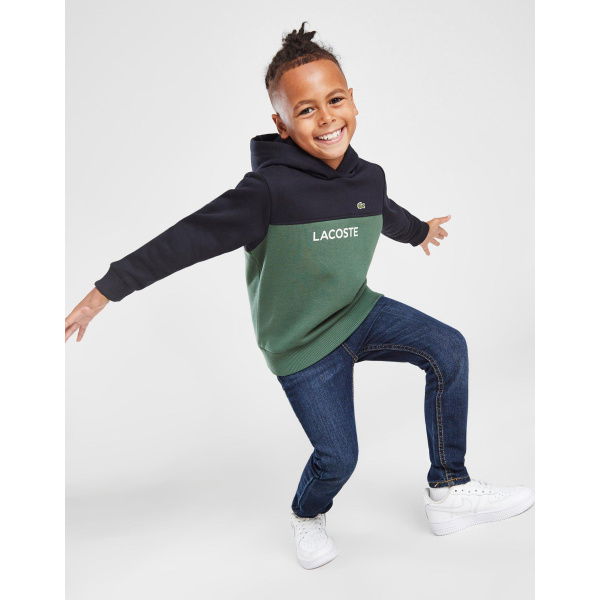 Lacoste Colour Block Overhead Hoodie Children