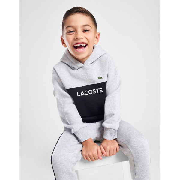 Lacoste Colour Block Overhead Hoodie Children