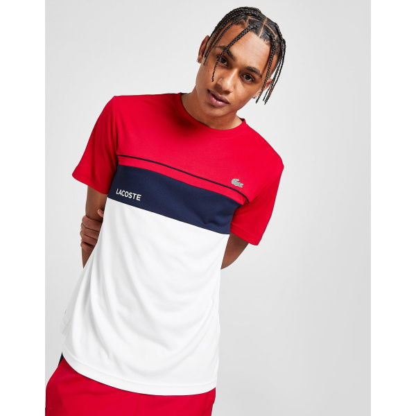 Lacoste Colour Block Poly T-shirt