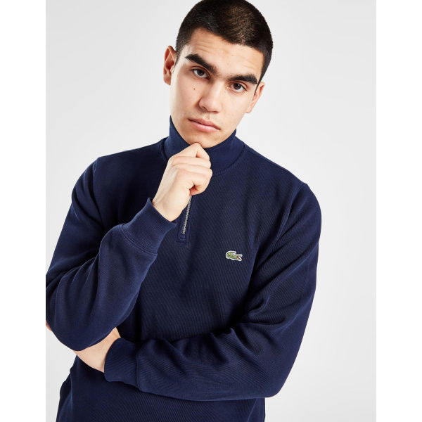 Lacoste Piqué 1/2 Zip Sweatshirt