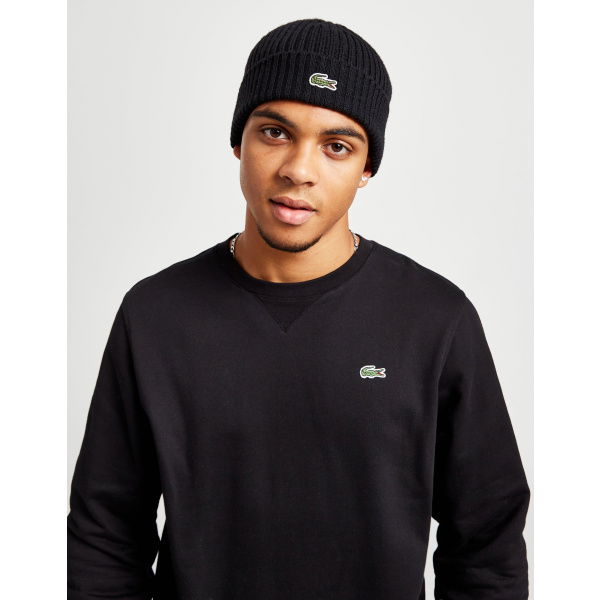 Lacoste Ribbed Beanie