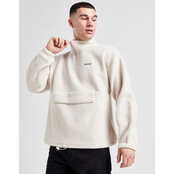 LEVIS 1/4 Zip Pile Fleece Sweatshirt