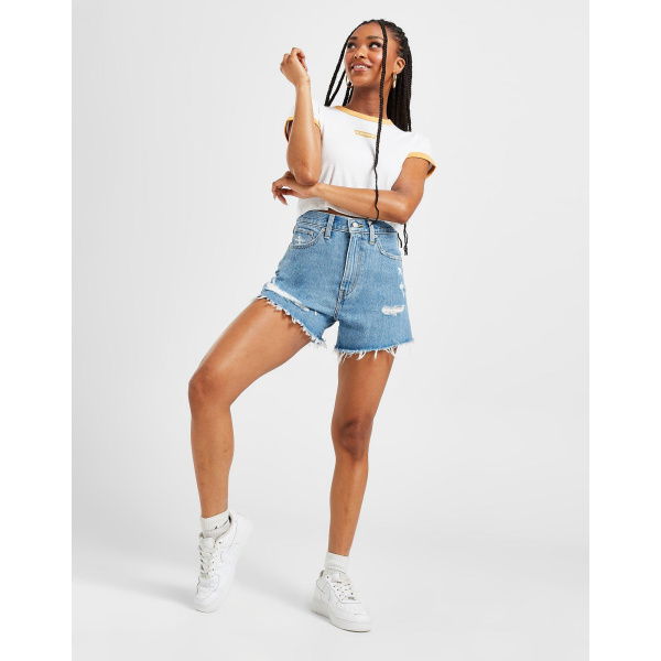 Levis Ripped Mom Shorts