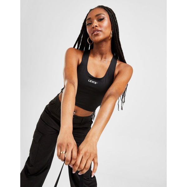 LEVIS Small Logo Racer Crop Top