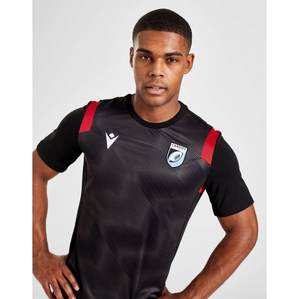Macron Cardiff Blues 2022/23 Warm Up T-Shirt