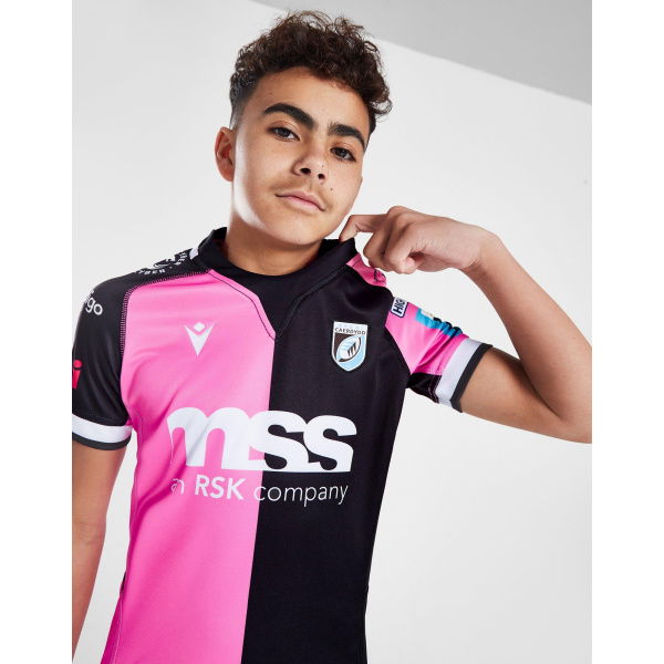 Macron Cardiff Blues Rugby 2023/24 Away Shirt Junior.