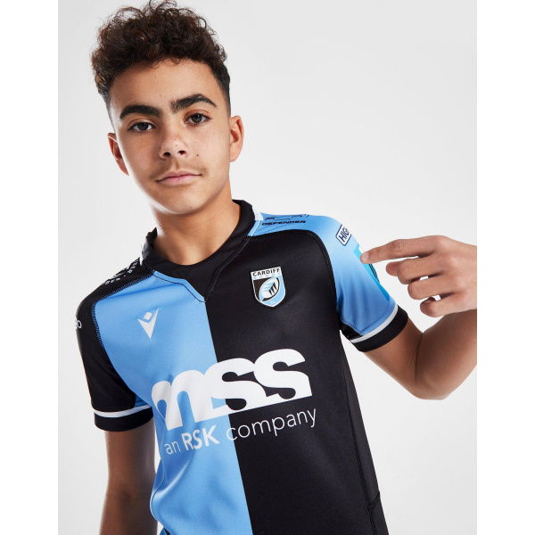 Macron Cardiff Blues Rugby 2023/24 Home Shirt Junior