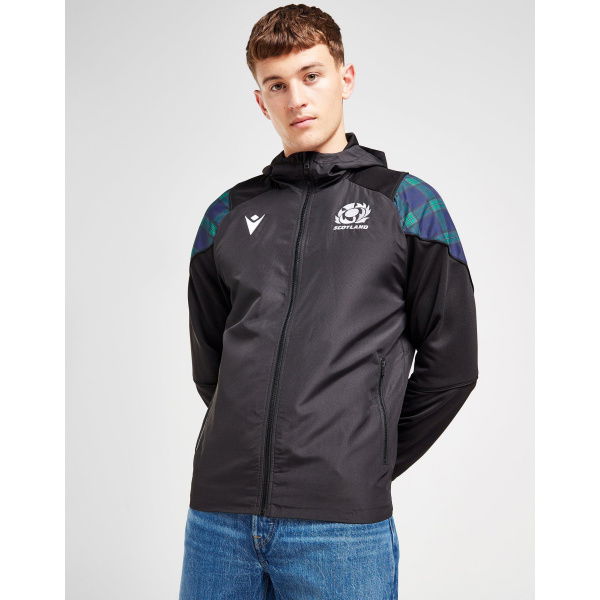 Macron Scotland Rugby Union 2023 Full Zip Hoodie