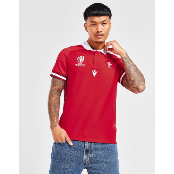 Macron Wales Rugby Rwc 2023 Match Home Shirt