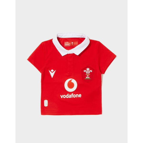 Macron Wales Rugby Union 2023/24 Home Shirt Infant.