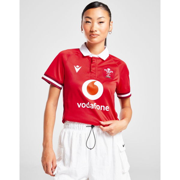 Macron Wales Rugby Union 2023/24 Home Shirt Womens.