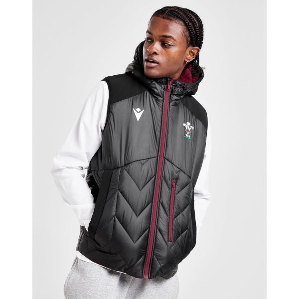 Macron Wales Rugby Union 2023/24 Padded Gilet.