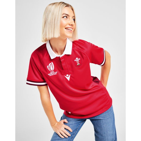 Macron Wales Rugby Union RWC 2023 Home Shirt Womens