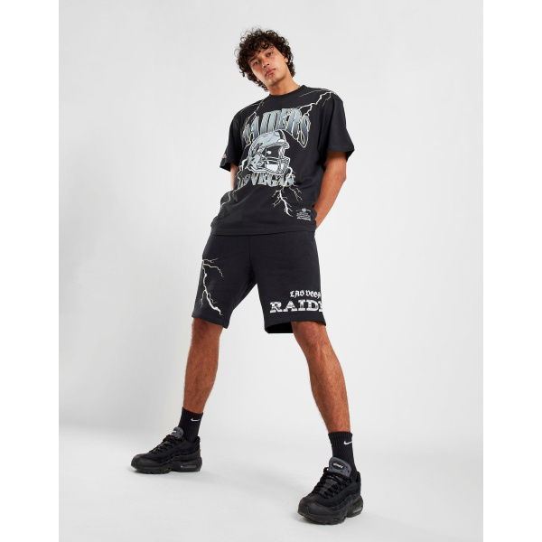 Majestic LV Raiders Lightning Shorts