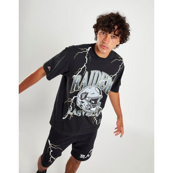 Majestic LV Raiders Lightning T-Shirt