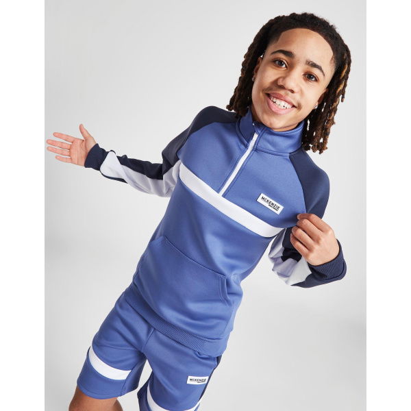 McKenzie Cut & Sew Poly 1/4 Zip Top Junior