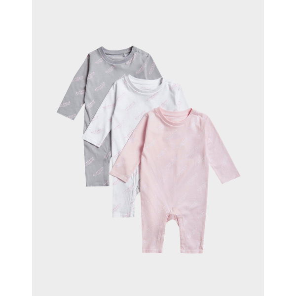 McKenzie Girls Essential 3-Pack Babygrows Infant