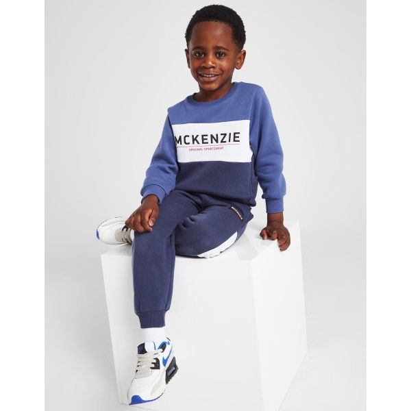 McKenzie Mini Garden Colour Block Crew Tracksuit Children