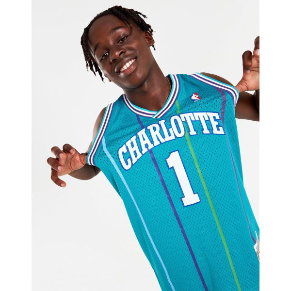 Mitchell & Ness Charlotte Hornets Bogues Jersey Juniors.