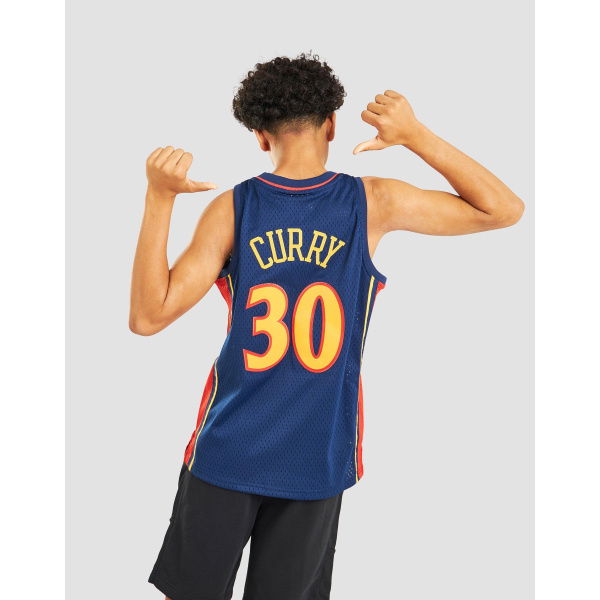 Mitchell & Ness Curry 2009-10 Golden State Warriors Swingman Jersey Juniors.