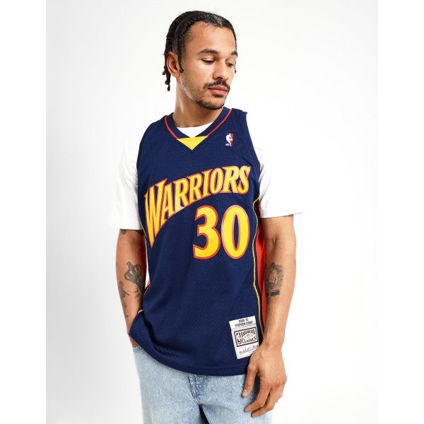 Mitchell & Ness Curry Golden State Warriors 2009-10 Swingman Jersey.