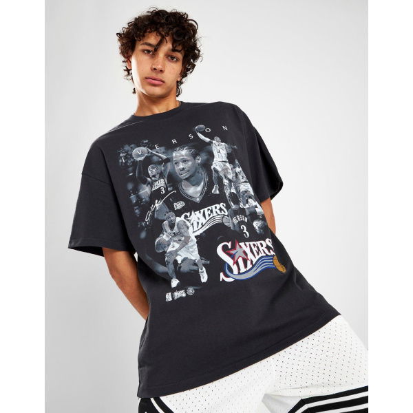 Mitchell & Ness Iverson Sixers Montage T-Shirt