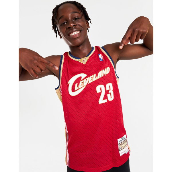 Mitchell & Ness LeBron James Cleveland Cavaliers Jersey Juniors.