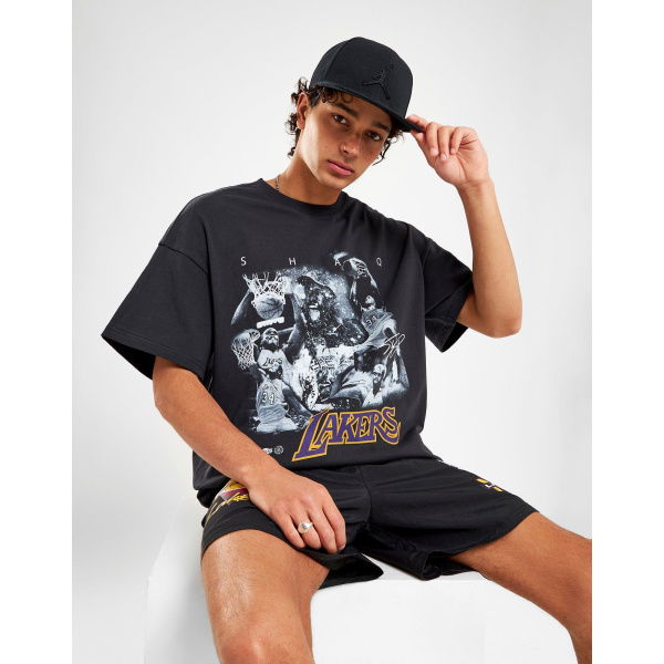 Mitchell & Ness Shaq Lakers Montage T-Shirt