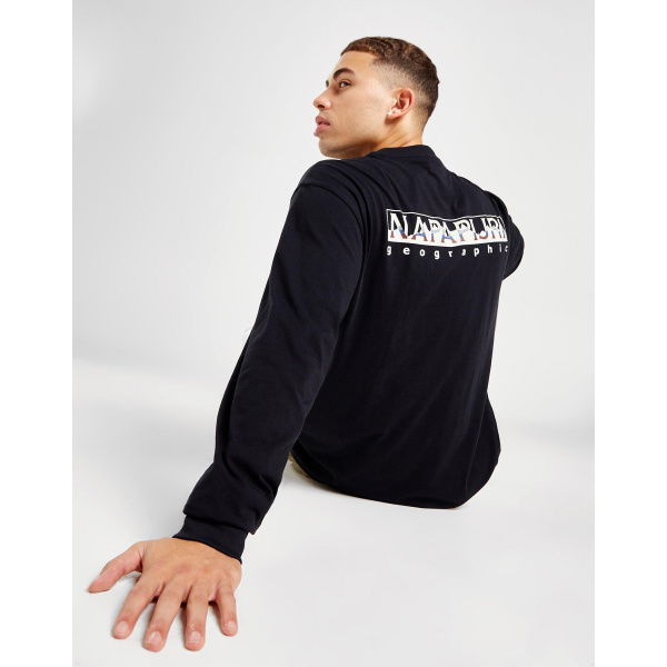 Napapijri Back Wordmark Long Sleeve T-shirt