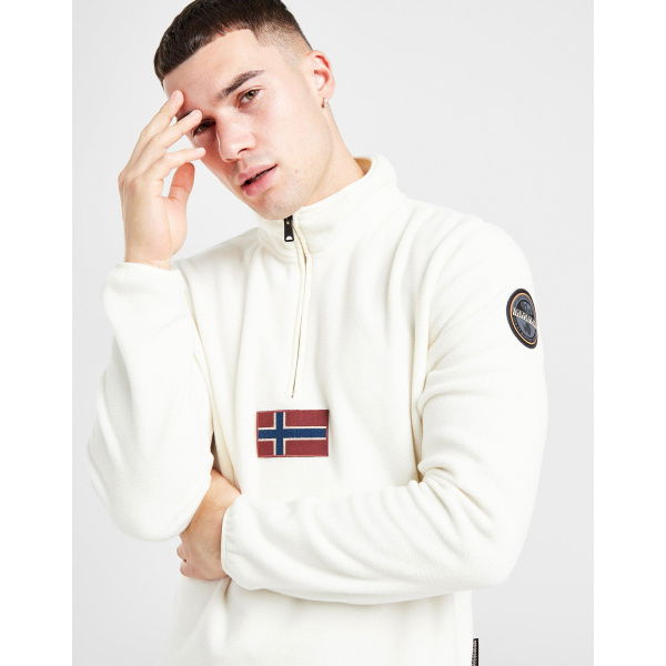 Napapijri Tev 1/2 Zip Polar Fleece Sweatshirt