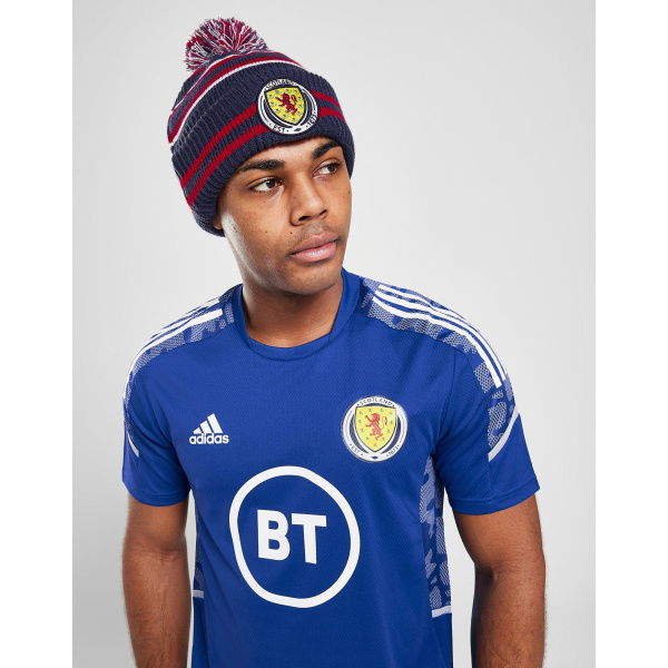 New Era Scotland Pom Stripe Beanie