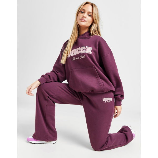 Nicce Sports Logo Wide Leg Joggers