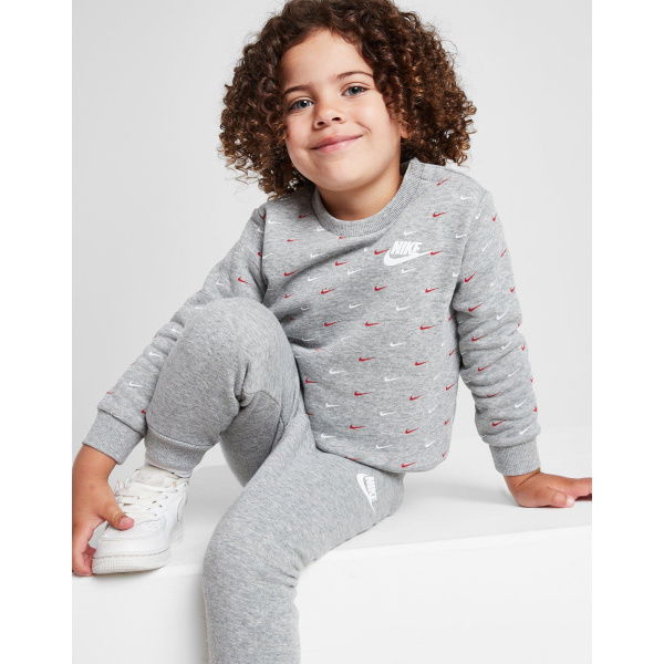 Nike All Over Print Crew Tracksuit Infant