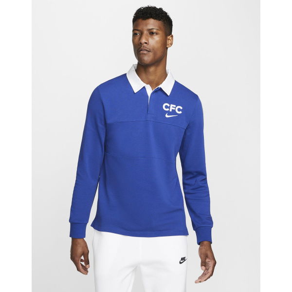 Nike Chelsea FC Long Sleeve Polo Shirt