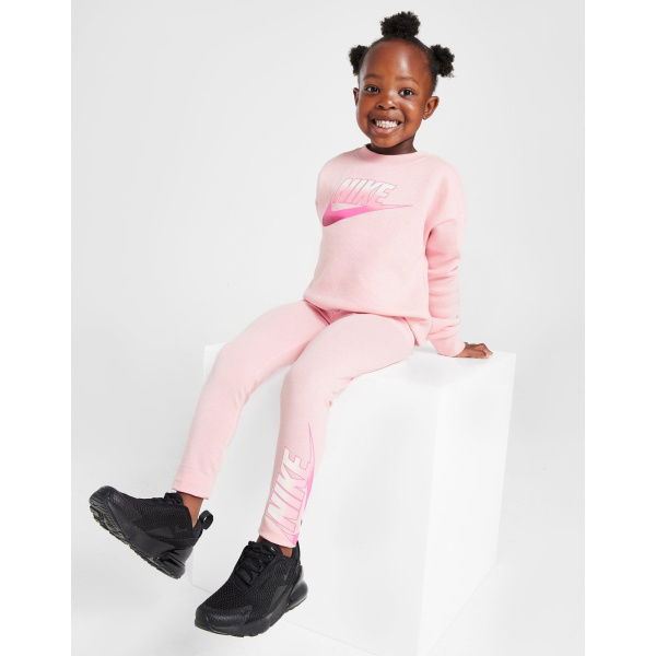 Nike Girls Fade Logo Sweatshirt/Leggings Set - Children.