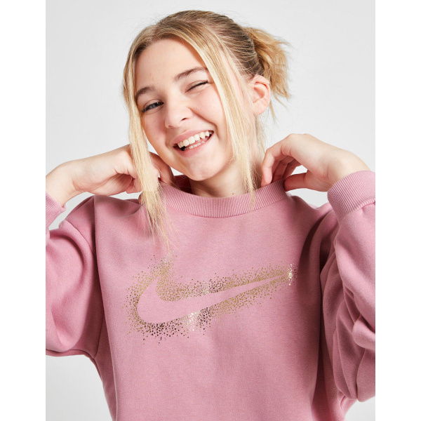 Nike Girls Fleece Crew Sweatshirt Junior