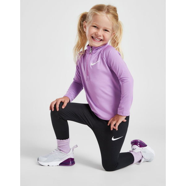 Nike Girls Pacer 1/4 Zip Top/Leggings Set Infant.