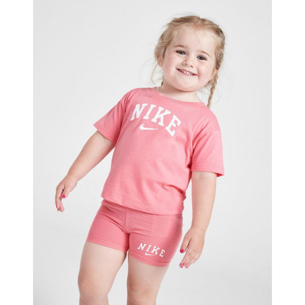 Nike Girls Varsity T-Shirt/Cycle Shorts Set - Infant