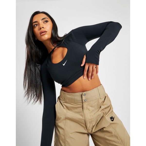 Nike Long Sleeve Crop Sports Bra