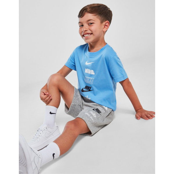 Nike Mid Logo T-Shirt/Shorts Set For Children.