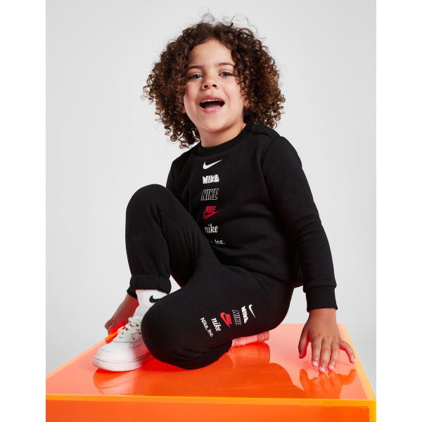 Nike Multi Logo Sweatshirt/Joggers Set - Infant.