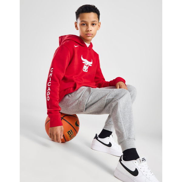 Nike NBA Chicago Bulls City Edition Hoodie Junior