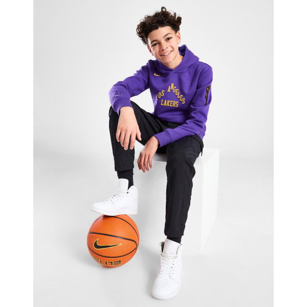 Nike NBA LA Lakers Courtside Hoodie Junior