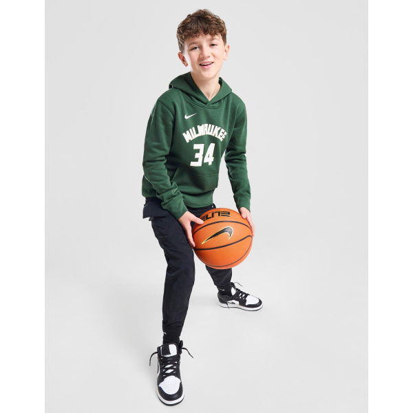 Nike NBA Milwaukee Bucks Antetokounmpo #34 Hoodie Jnr