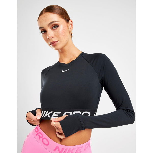 Nike Pro Dri-FIT Crop Long Sleeve Top