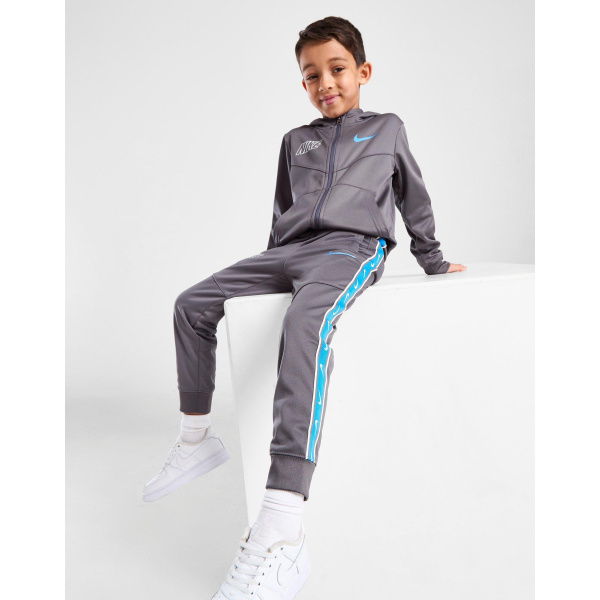 Nike Tape Poly Full Zip Tracksuit Children