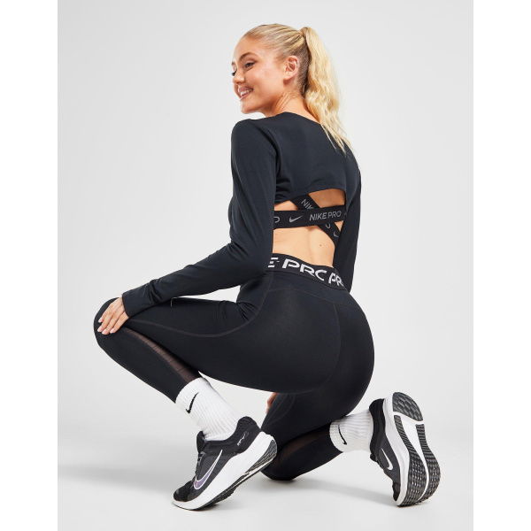 Nike Training Pro Long Sleeve Crop Top