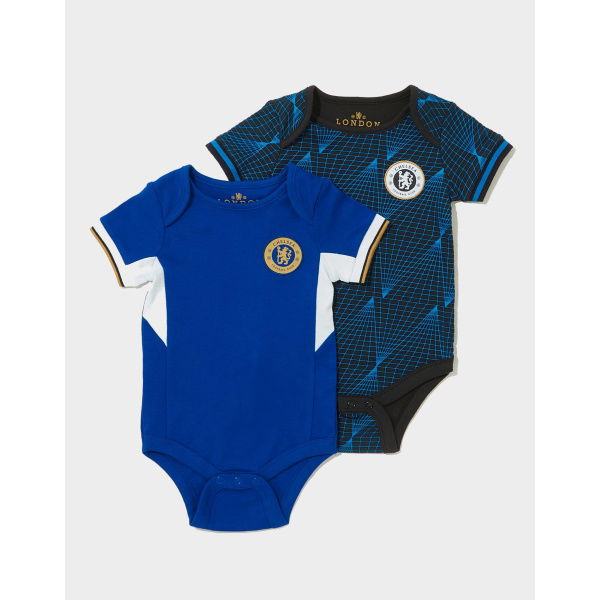 Official Team 2-Pack Chelsea FC 2023/24 Bodysuit Infant.