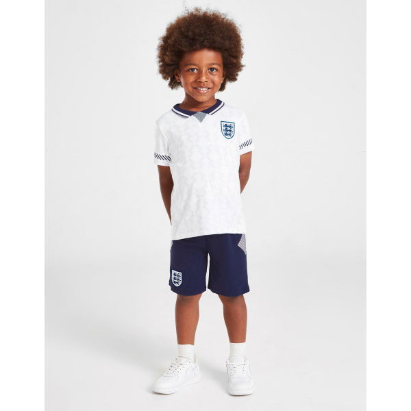 Official Team England 90 World Cup Home Retro Kit Children