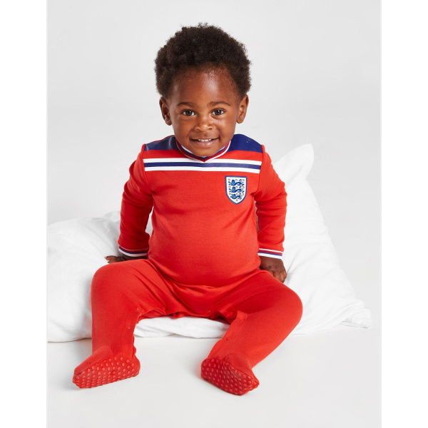 Official Team England Retro 82 Away Babygrow Infant